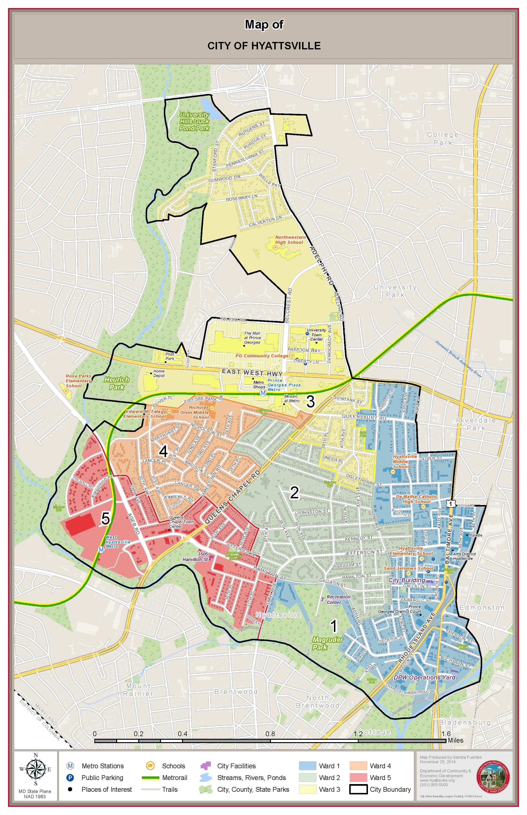 Hyattsville Ward Map