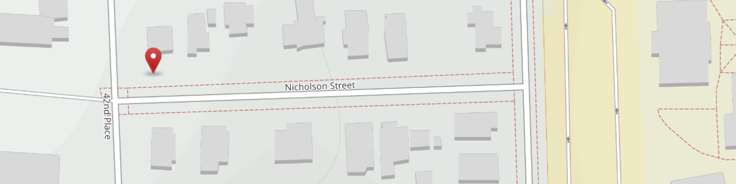 Map of the 4200 Block of Nicholson Street in Hyattsville