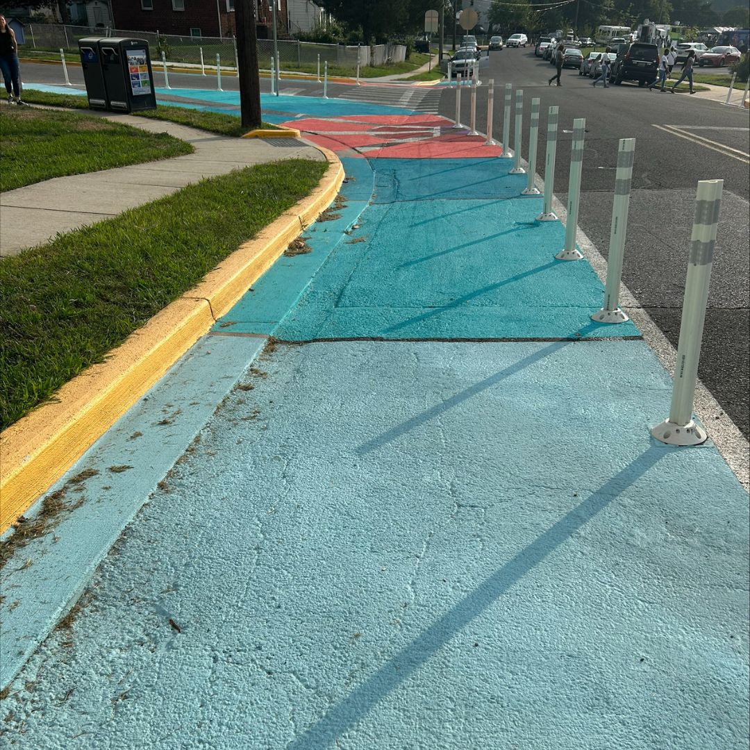 3000 Block of Nicholson Street, Traffic Calming Artwork - view four