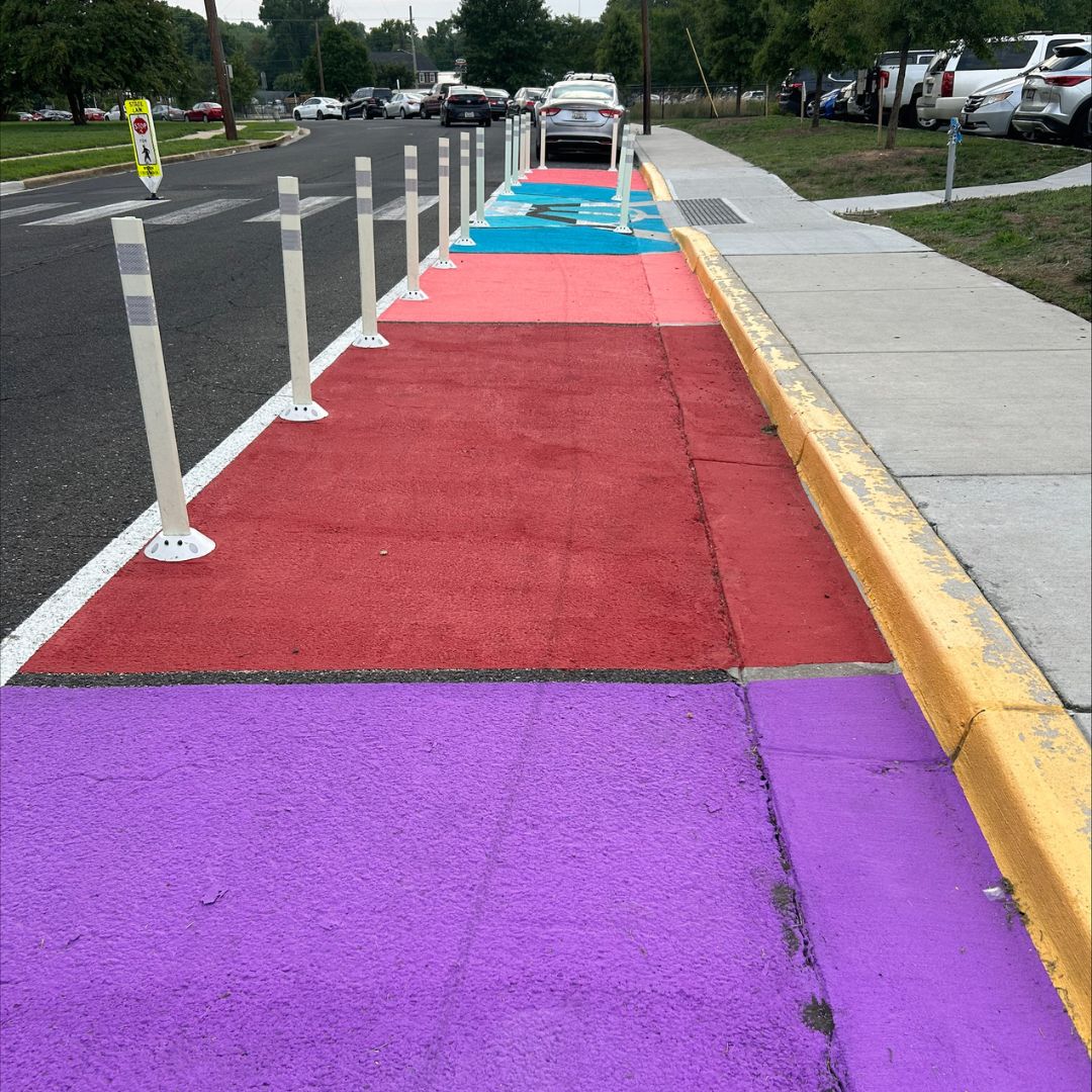 3000 Block of Nicholson Street, Traffic Calming Artwork - view two