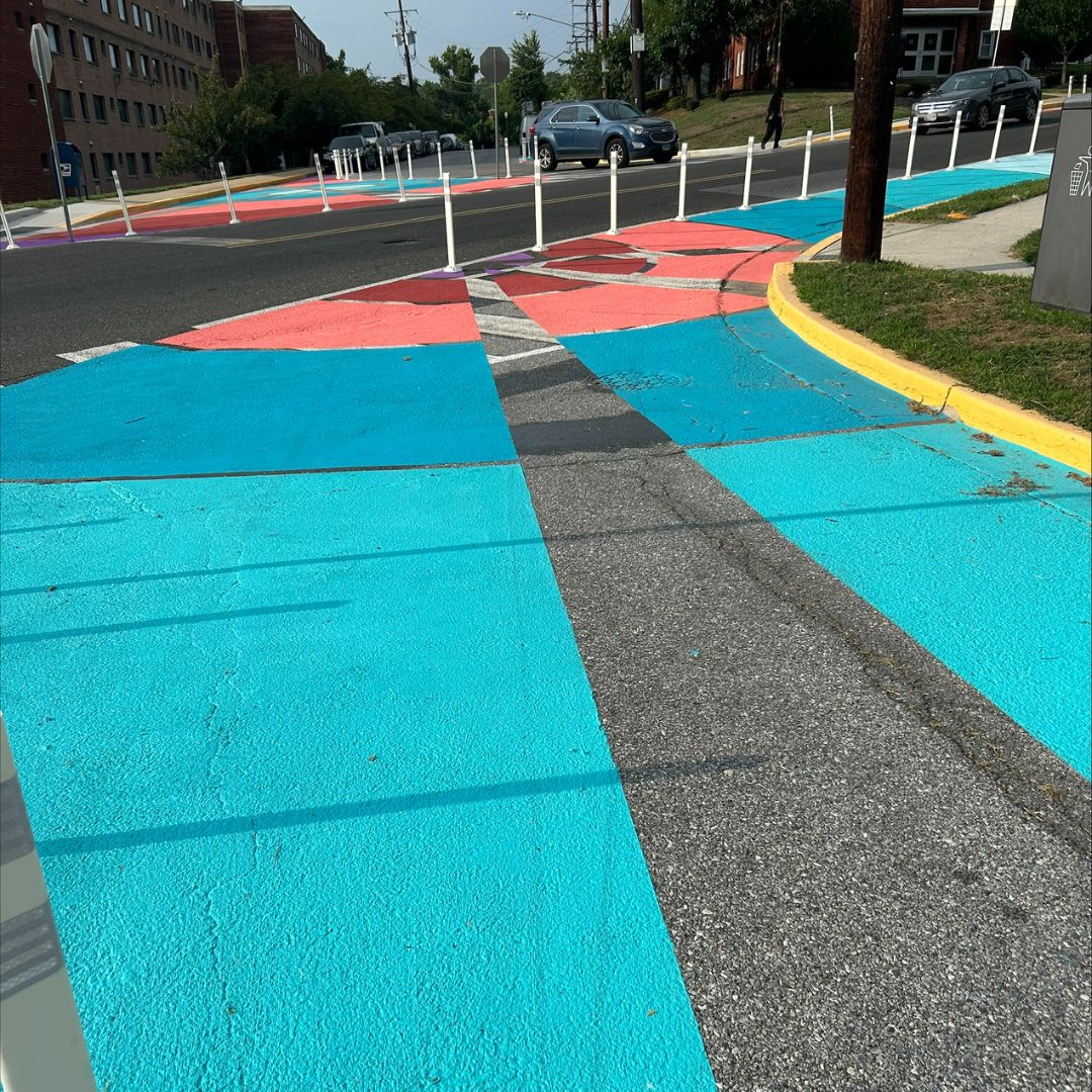 3000 Block of Nicholson Street, Traffic Calming Artwork - view three